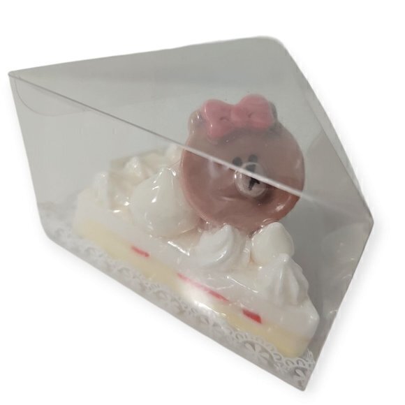 LINE Friends Choco Bear Strawberry Pie Slice Soap Bathroom Toiletry Kawaii Japan - Picture 1 of 4